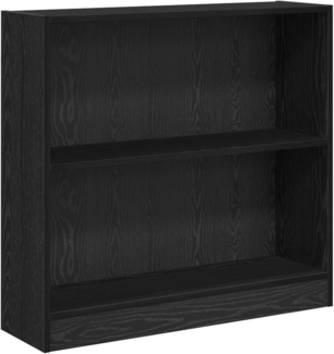 vidaXL Bücherregal Schwarze Eiche 80 x 24 x 76 cm Holzwerkstoff 875015