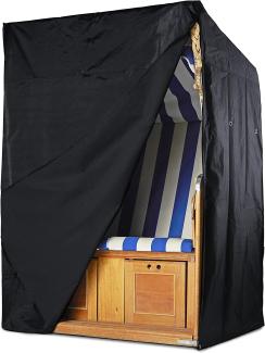 Grandeur Schutzhülle für Strandkorb extra wasserabweisend UV-beständig Polyester Schwarz