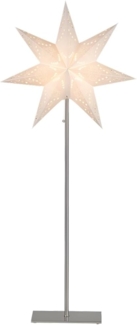 Stehlampe Weihnachtsstern Sensy, E14, 83 cm