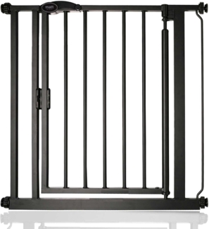 Safetots Auto Close Baby Gate matt schwarz Serie (75–82 cm)