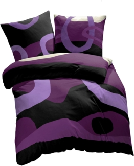 etérea Himmlische Qualität Bettwäsche etérea Renforcé Bettwäsche Charles Kreise Pflaume, Renforcé