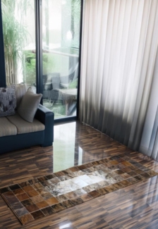 Kuhfell Teppich Modell 3