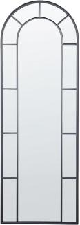 Wandspiegel CROSSES 60 cm 170 cm Metall Schwarz