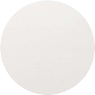 vidaXL Tischplatte Rund Weiß Ø90x3 cm Massivholz Kiefer 833674