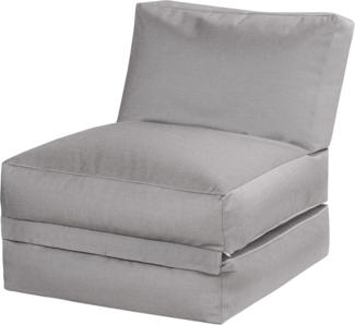 MAGMA Sitzsack Magma Twist OUTSIDE 90 x 70 x 80 geöffnet 180 x 70 x 60 hellgrau