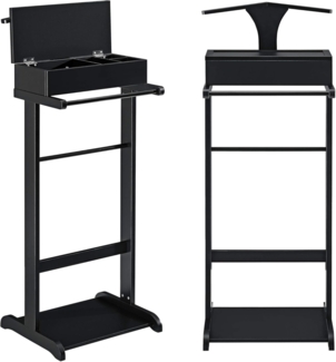 Herrendiener Lulboll 44x35x110 cm Schwarz [en. casa]