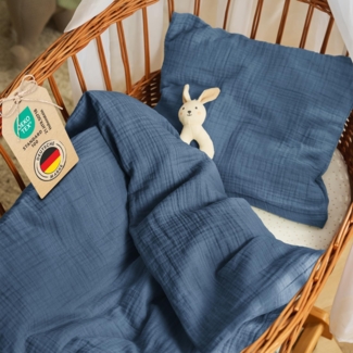 Laleni Kinderbettwäsche Kinderbettwäsche aus Baumwolle - Musselin Bettwäsche, Oeko-TEX zertifizierte Bettwäsche Sommer