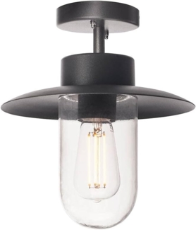 SLV MOLAT, Outdoor Deckenleuchte, E27, anthrazit, max. 60W, IP44 - Stand-, Wand- und Deckenleuchten (Outdoor)