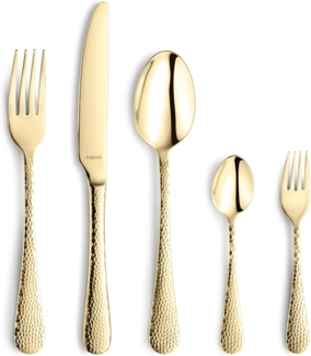 Kuppels Home CRYSTAL Besteckset 30-teilig PVD champagner gehämmert