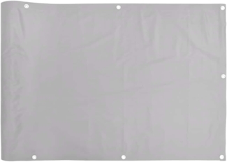 vidaXL Balkon-Sichtschutz Grau 600x90 cm PVC 4005439