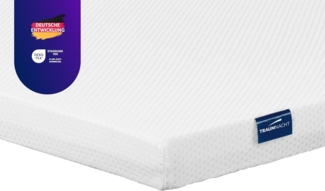 Traumnacht Komfort Matratzentopper mit punktelastischem Kaltschaumkern für optimale Anpassung, 140x200 cm, Härtegrad 4 (fest), Öko-Tex Zertifiziert, produziert nach deutschem Qualitätsstandard
