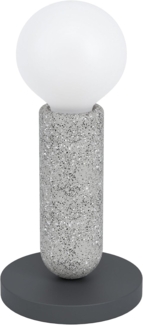 Eglo 39835 Tischleuchte GIACONECCHIA grau H:17,5 Ø:5,5cm mit Kabelschalter
