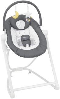 Badabulle Compact'up Moonlight Babywippe und Babyhochstuhl, 5-fach höhenverstellbar, aber der Geburt verwendbar