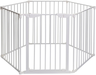 Dreambaby Laufgitter/Kaminschutzgitter/Türschutzgitter 'Mayfair Converta 3-in-1' weiß