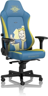 noblechairs Hero Gaming Stuhl, Bürostuhl Ergonomisch, Schreibtischstuhl, Gaming Chair Pc, Gaming Sessel, Chefsessel Bürostuhl, Pc Stuhl, 150 kg Belastbarkeit, Hero Fallout Vault-TEC Edition