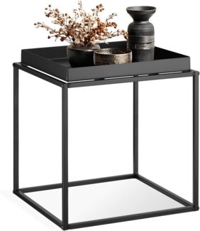 tectake Beistelltisch Cambridge (1-St, 1 tlg), Stapelbarer Beistelltisch im trendigen Retro-Look