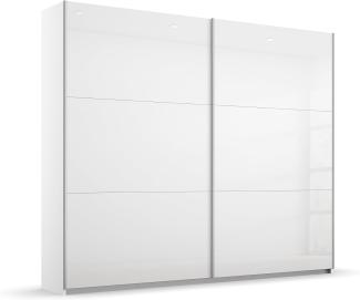 Rauch Möbel Schrank, Holzwerkstoff, Hochglanz Weiß, Breite 218 cm