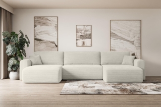 ALTDECOR Wohnlandschaft ORRO-U, Couch mit Schlaffunktion, Wohnzimmer - Wohnlandschaft, Corner Sofa Bett Eckcouch Couch L-Form Schlafcouch Ausziehbar