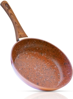 MediaShop Bratpfanne Copper & Stone, Aluminium, Ø 28 cm, Induktion