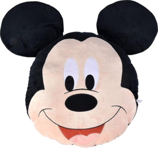 Simba 6315874373 - Disney Mickey Kissen, 50x50 cm, Kinderzimmer Deko, Sitzkissen, Kuschelecke