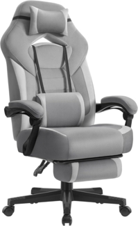 SONGMICS Gaming-Stuhl, Bürostuhl, Computerstuhl, ergonomisches Design, mit Fußstütze