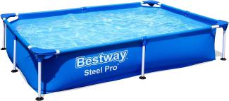 Bestway 1200 l Gerahmter Pool Stahlrahmen Blau 221x150 cm, 3 kg