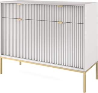 Selsey Sideboard, Grau, 104 cm breit