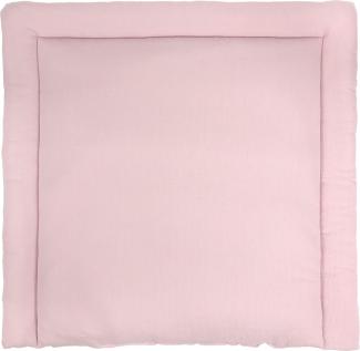 KraftKids Wickelauflage in Doppelkrepp Rosa, Wickelunterlage 60x70 cm (BxT), Wickelkissen