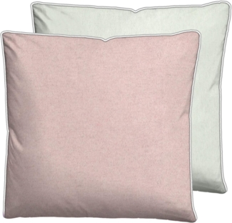 biberna Melange-Flanell Kopfkissenbezug 0840500 MELANGE UNI, hellrosa, 1x 40x40 cm