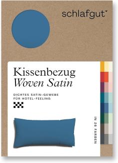 Kissenbezug Woven Satin aus Mako-Baumwolle, langlebig, pflegeleicht, dicht gewebt, Schlafgut (1 Stück), Kissenhülle mit Reißverschluss, passender Bettbezug erhältlich