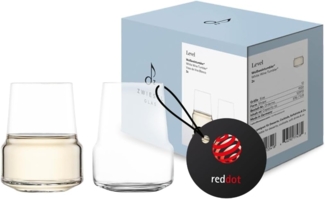 Zwiesel Glas LEVEL Weißwein Tumbler 2er Set