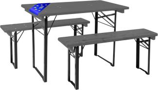 Stagecaptain Bierzeltgarnitur BBEU-110 Hirschgarten Bierzeltgarnitur für 110 cm, (3-tlg)