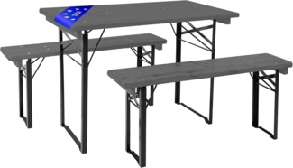 Stagecaptain Bierzeltgarnitur BBEU-110 Hirschgarten Bierzeltgarnitur für 110 cm, (3-tlg)