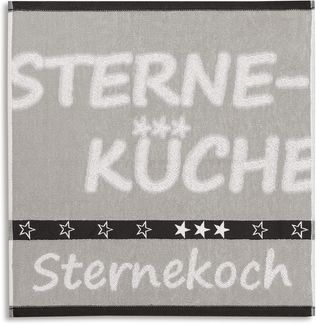 Kracht Geschirrtuch Sternekoch, (Set, 3-tlg, Set), 3er Pack Frottee Küchenhandtücher (3 Stück) ca. 50x50cm Baumwolle