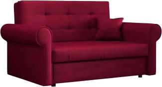 Mirjan24 'Viva Silver III' Schlafsofa, Rot, 85 x 98 x 148 cm
