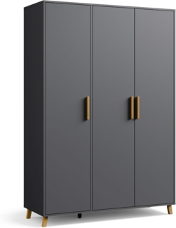 rauch Drehtürenschrank Kleiderschrank Schrank Garderobe Wäscheschrank SHINJO (in 3 verschiedenen Ausstattungen BASIC/CLASSIC/PREMIUM) Griffe und Füße aus Massivholz, viel Stauraum MADE IN GERMANY