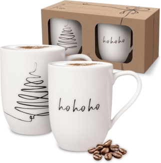 Villeroy & Boch Statement Becher mit Henkel "XMAS Set Baum" 2tlg.