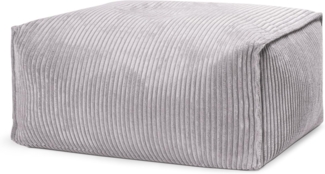 Sitting Point Sitzsack Shara ROLL Cord in grau