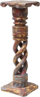 Oriental Galerie Blumenhocker Gedrehte Säule Antik Bunt 60 cm klein (1 St)
