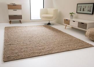 Handweb Teppich Lech, Farbe: natur, Größe: 250x350 cm