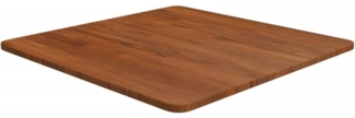vidaXL Tischplatte Quadratisch Dunkelbraun 60x60x1,5cm Eiche Behandelt 343016