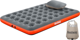 Doppelluftbett Roll & Relax mit Kissenpumpe 203 x 152 x 22 cm