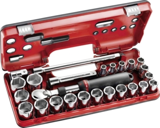 Facom Steckschluessel-Set 1/2Z D-Box, 21tlg