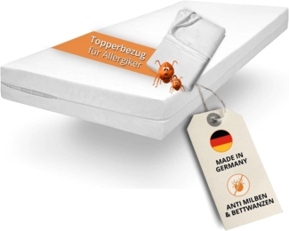 Matratzenschutzbezug Evolon Encasing, Anti Milben Schutz sleepling, Allergie & Anti Milben Schutz für Hausstauballergiker, Topper bis 6 cm