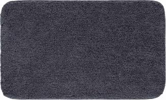 Grund Badvorleger 27 mm, sehr weich und saugfähig, rutschfest, Melange, Badematte 80x140 cm, Granit