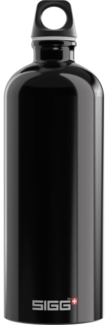 SIGG 1. 0 L Traveller 1000 ml Schwarz Schraubdeckel Kunststoff Aluminium 257 mm