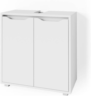 Waschbeckenunterschrank Ruben Weiß 60 x 62.5 cm Vicco