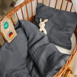 Laleni Kinderbettwäsche Kinderbettwäsche aus Baumwolle - Musselin Bettwäsche, Oeko-TEX zertifizierte Bettwäsche Sommer