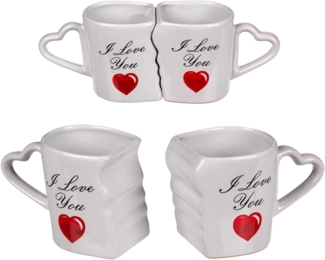 Out of the Blue Tasse I Love You Tassen 2er Set