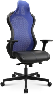Topstar Bürostuhl Gamingstuhl Sitness RS Sport Plus Continental Kunstleder inkl. Armlehnen blau/schwarz